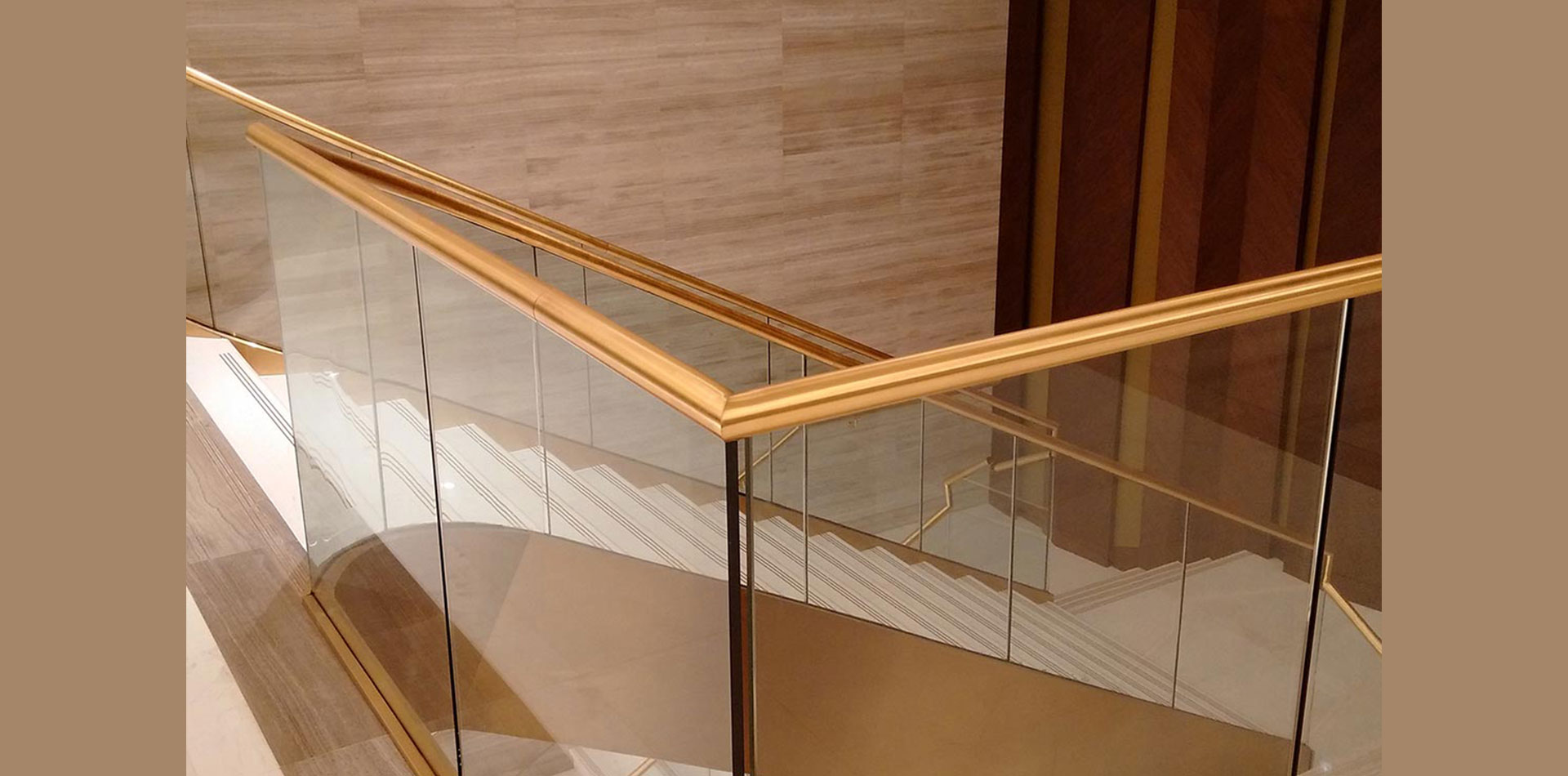 Glass Balustrade for the stairs