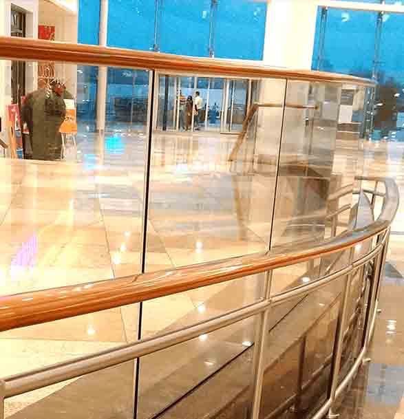Glass Balustrade of Dubai Mall