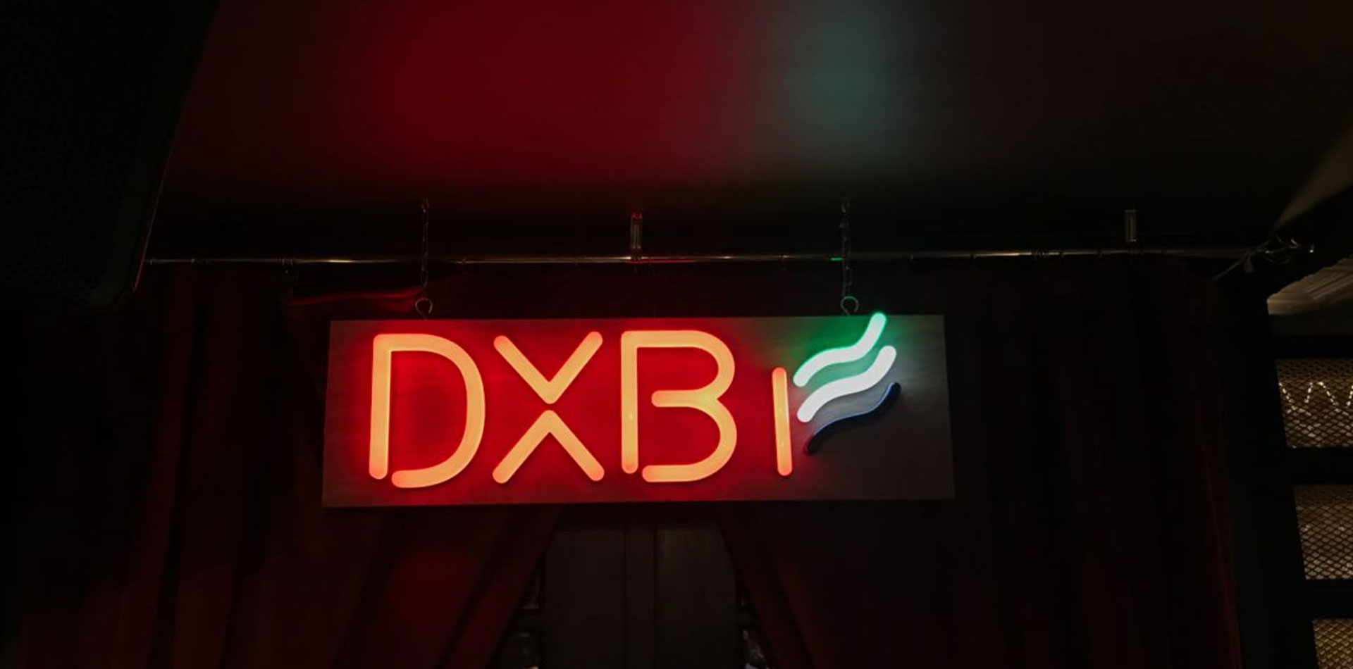 Neon Signage of DXB